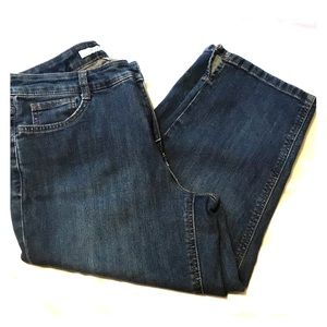 Blue Crop Jeans